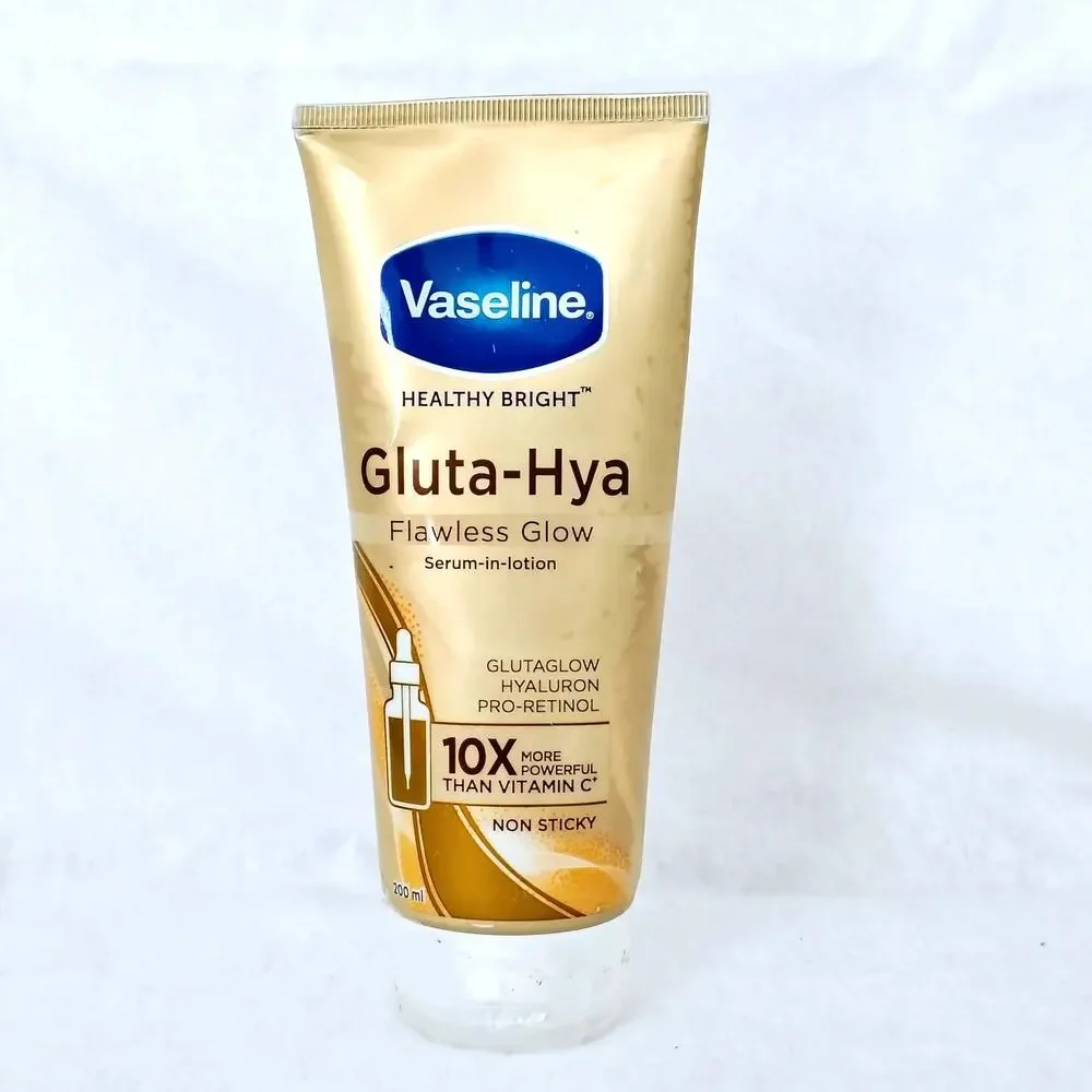 Vaseline Gluta Hya Flawless Glow Serum In Lotion Hyaluron Retinol 200ml Moisture